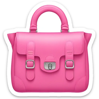 pink designer bag sticker