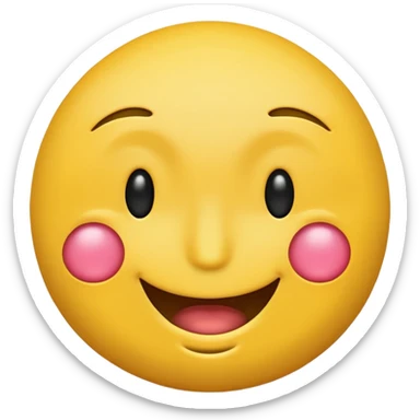 Emoji, smiley face with 1 eye closed sticker