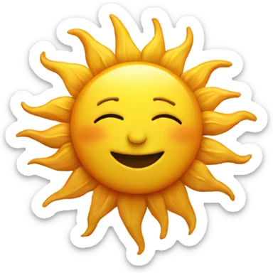 Sun  sticker