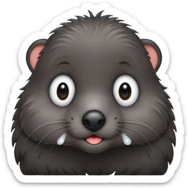 mole the animal sticker