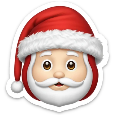 santa hat only no face sticker