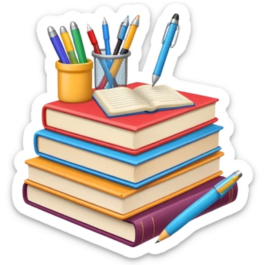 materiales de estudio  sticker