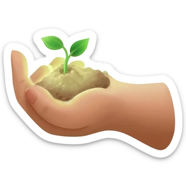 hand magic spell grow sticker