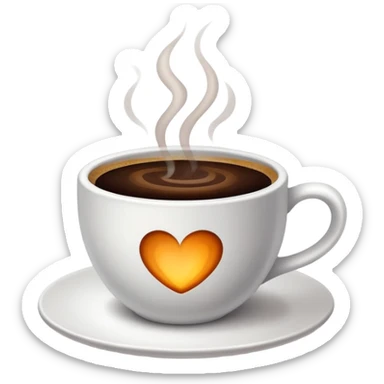 Coffee sticker