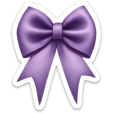 Coquette gothic bow sticker