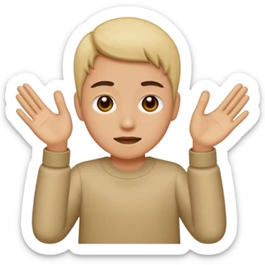 Human doing a dap sticker