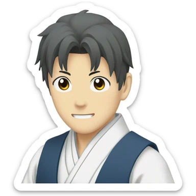 Gojo from jujutsukaisen  sticker