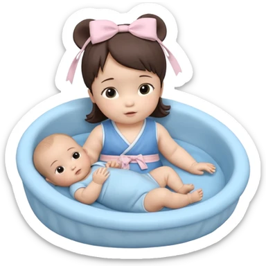 都是 3D 风格的吧，我指 Notebook，分别有 baby girl 和 baby boy 的头像 sticker