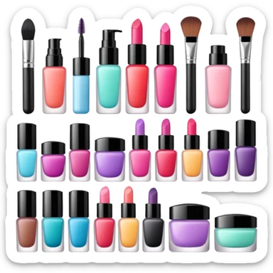 talking about cosmetics sticker