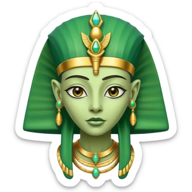 alien ancient egypt sticker