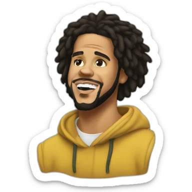 J Cole  sticker