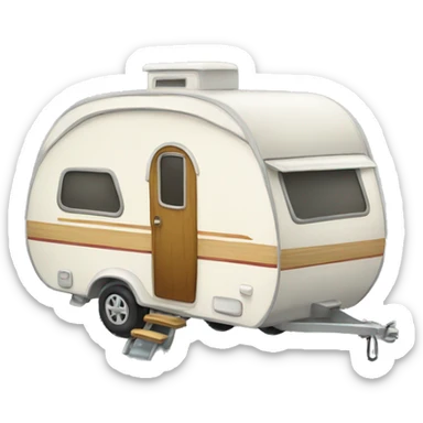 funny caravan sticker