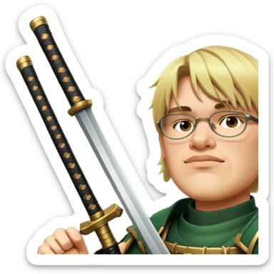 Samurai Sentry sticker