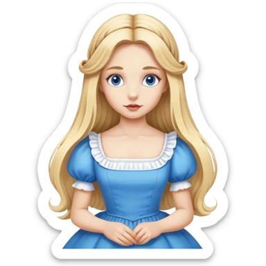 Alice in wonderland sticker