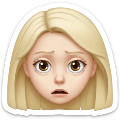 Girl Anxiety sticker