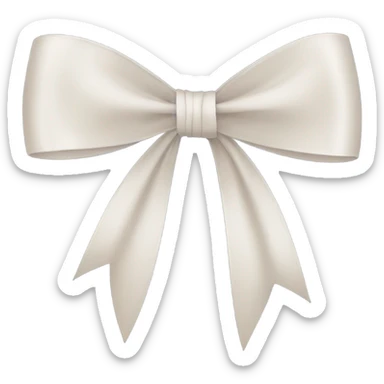 Bow sticker