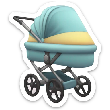 STROLLER for babies sticker
