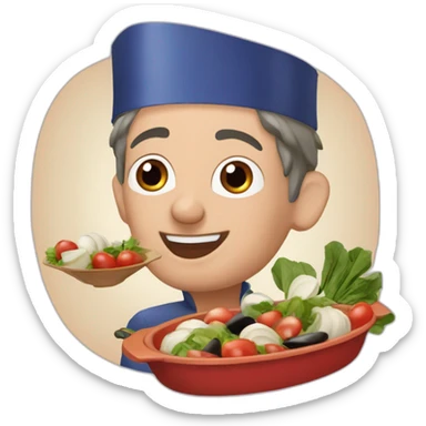 Ratatouille France nicoise cuisine sticker
