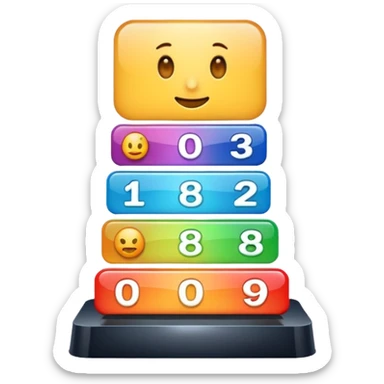 I want to generate a 3d image for a leaderboard sticker