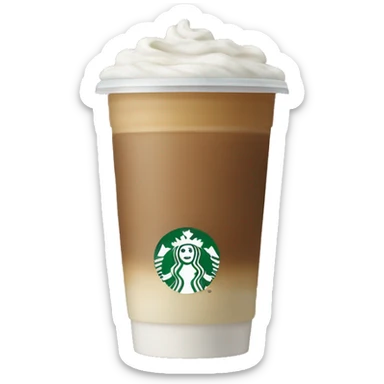 Starbucks drink sticker