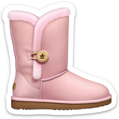 light pink uggs sticker
