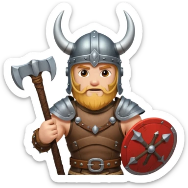 Armored Viking sticker