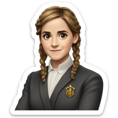 Emma Watson as Minister of Magic sticker
