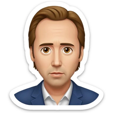 nicholas cage sticker
