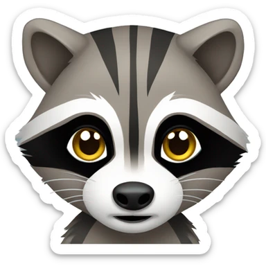 Raccoon sticker