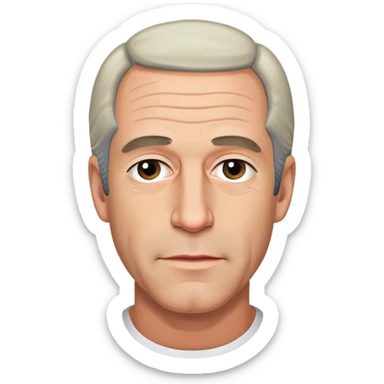 jeffrey epstein, freaky sticker