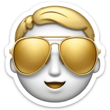 fancy sunglasses sticker