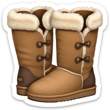 Give me some uggs and make them small a tiny bit smaller sticker