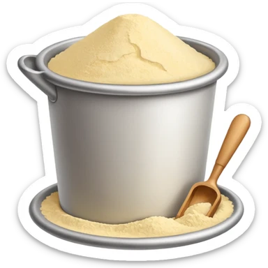 flour production sticker