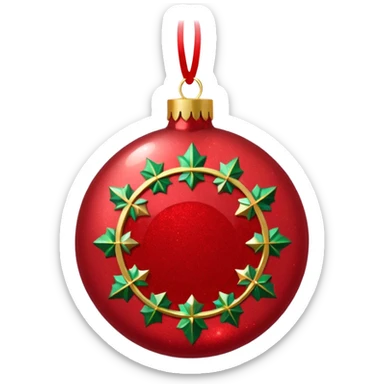 christmas ornament O' Well Noel sticker