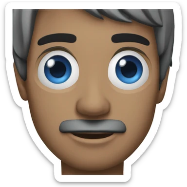 Créate venezolano ojos azules gordo sticker