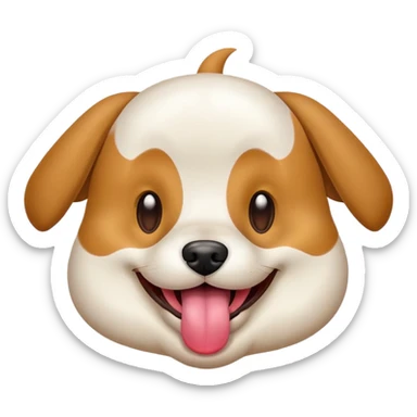 Doggy saying good morning  sticker