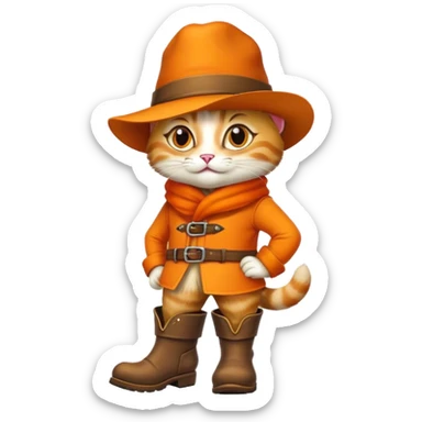 puss in boots sticker