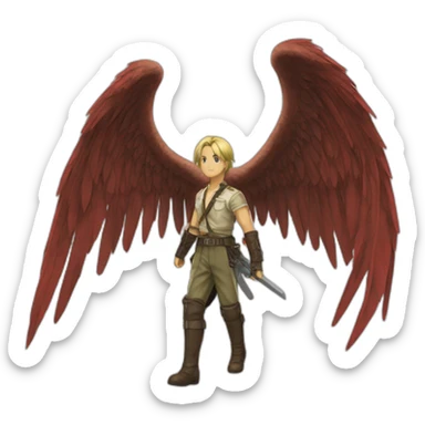 snk wings of liberty sticker