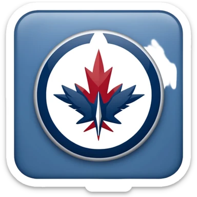 Winnipeg jets logo sticker