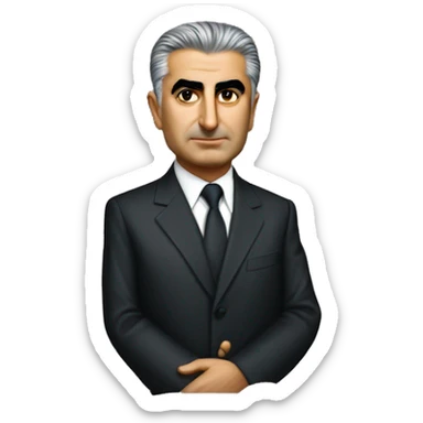 mohammad reza pahlavi sticker