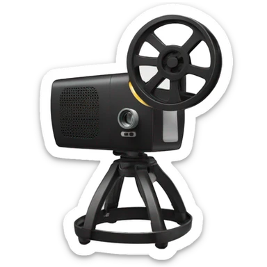 portable projector that can rotate 180  sticker
