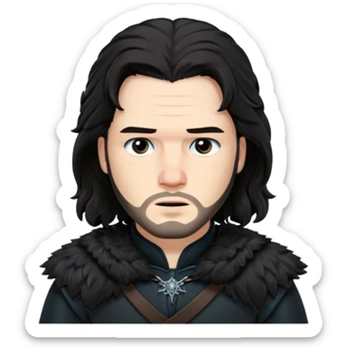 jon snow sticker