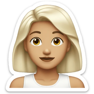 clean girl aesthetic  sticker