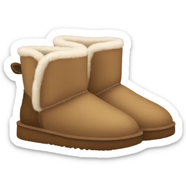 UGG slippers  sticker