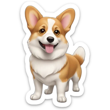 corgi sticker