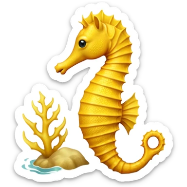 Seahorse - чтобы выглядил как настоящий sticker