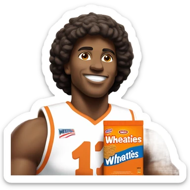 Wheaties Cereal Box sticker