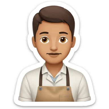 man Café Barista sticker