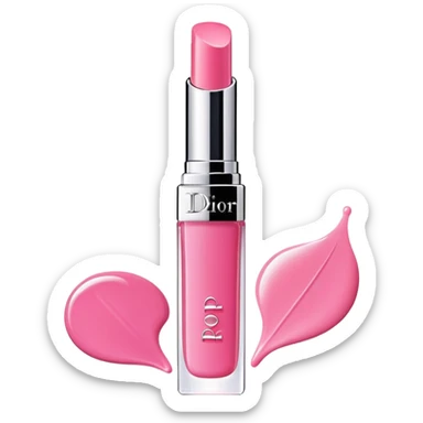 Pink Dior lipgloss  sticker