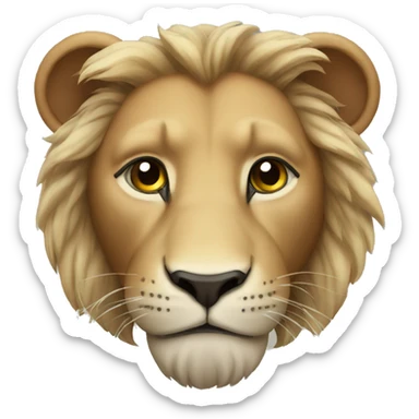 Lion sticker